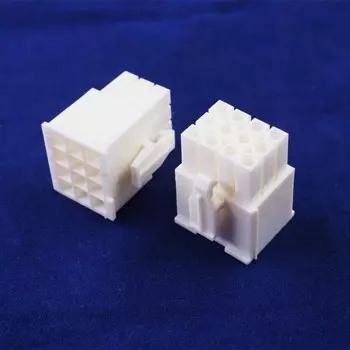 10 шт. корпус гнезда 3x4 позиционный 12-контактный разъем 4,14 мм 0,163 дюйма 3л ряд Универсальный мини Mate-N-Lok прямоугольный крест 172341-