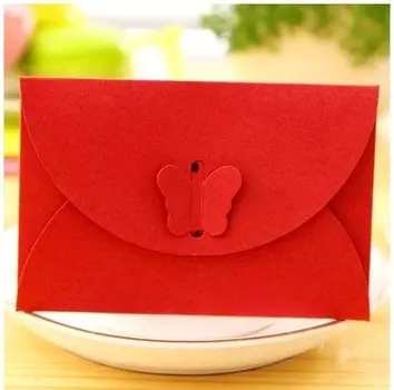 (10 шт.) Крафтовые конверты с бабочкой Lonelyeyes 10.5*7 см