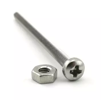 10 шт., крестовые винты с круглой головкой, 4-30 мм