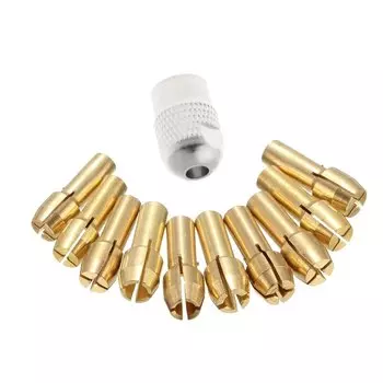 10 шт. латунные цанговые сверла для вращающегося инструмента OOTDTY 0,5-3,2 мм