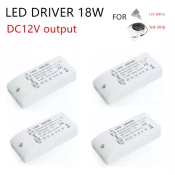 10 шт./лот 18 Вт Светодиодный драйвер DC12V 1.5A Мощность Adaper/Мощность питания для светодиодной ленты led lampsled модуль