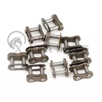 10 шт./лот 25H цепь Master Link для 47cc 49cc 2-тактный двигатель ATV Quad Go Kart карманный мини-мотор для мотоцикла