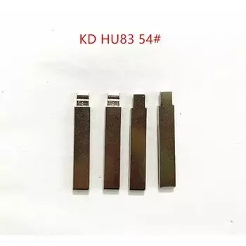 10 шт./лот # 54 HU83 KD BLADE Металлическая пустая необрезанная откидная лезвие дистанционного ключа KD/VVDI для Peugeot