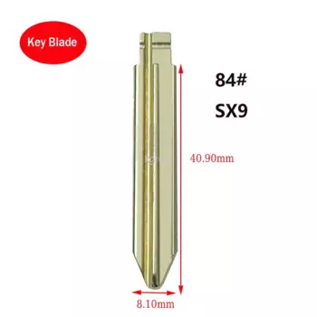 10 шт./лот 84 # KD Key Blade SX9 Металлический необрезанный пустой флип-лезо дистанционного ключа для Citroen Peugeot для Keydiy KD Xhorse VVDI JMD Remote