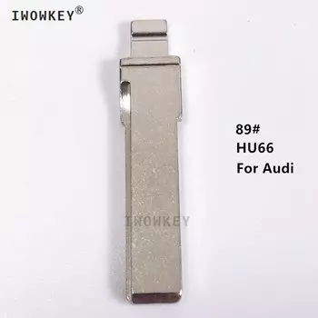 10 шт./лот #89 HU66 KD JMD VVDI KEYDIY Xhorse пульт дистанционного управления складной Автомобильный ключ для Audi A6L оригинальный № 89 лезвие