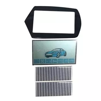 10 шт./лот A91 гибкий кабель A91 ЖК-дисплей + стеклянная крышка брелка для 10 шт. Starline A91 ЖК-пульт дистанционного управления с полосками зебры