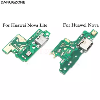 10 шт./лот для Huawei P10 Lite/Nova Lite USB зарядный док-порт разъем плата для зарядки гибкий кабель