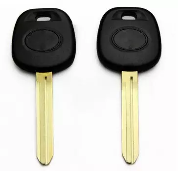 10 шт./лот для транспондера Toyota Key Shell TOY43 Blade (можно установить TPX1.2 и углеродный чип)