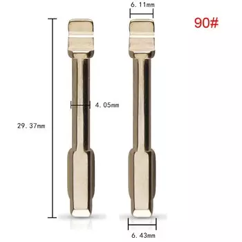 10 шт./лот HU101 FO21 FO38 KD пульт дистанционного управления автомобильный ключ лезвие металлический необработанный откидной ключ для Ford Fusion Focus Mondeo Land Rover Jaguar