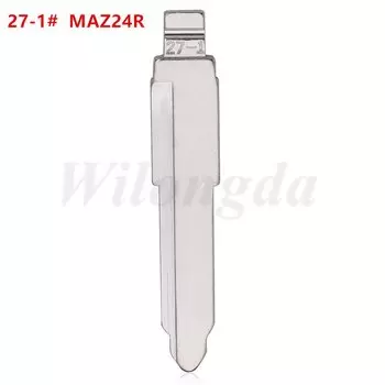 10 шт./лот, лезвие дистанционного ключа 27-1 # MAZ20R MAZ24R Металл Для Mazda для keydiy KD xhorse VVDI JMD