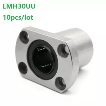 10 шт./лот LMH30UU LMH30 фланцевый линейный подшипник CNC линейная втулка для 3D принтера запчасти стержни