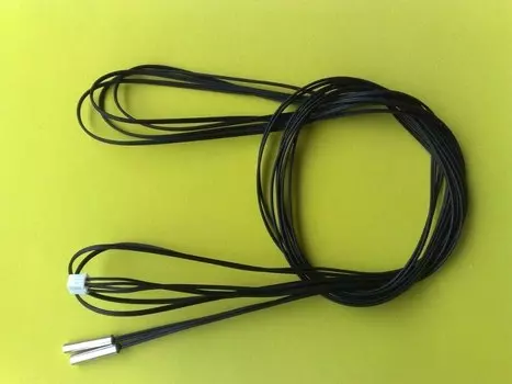 10 шт./лот никелированная медная труба 5*25 мм 3435 датчик температуры NTC 10k 1% B3435 3M 10K ntc