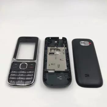 10 шт./лот, новый чехол с полным корпусом для Nokia C2-01, чехол для аккумулятора, чехол