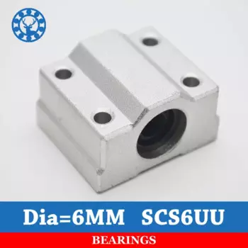 10 шт./лот SC6UU SCS6UU 6 мм Линейный Шарикоподшипниковый блок с LM6UU втулкой, опорный блок линейный блок для части CNC