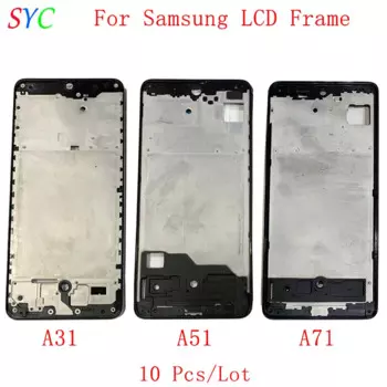 10 шт./лот средняя рамка центральный корпус Корпуса корпуса для Samsung A31 A41 A51 A71 M30 M31 M30S металлическая рамка для телефона ЖК-дисплея запасные части