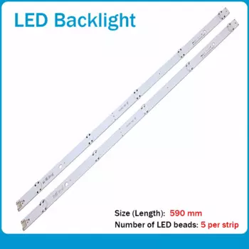 10 шт./лот Светодиодная лента для подсветки 32LH510B LG Innotek direct 32 дюйма CSP 32LH51_HD 32LJ57_S_5LED LGE_WICOP_SVL320AL5 32LH519U
