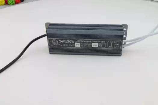 10 шт./лот Водонепроницаемый DC 24 в 120 Вт Светодиодный драйвер IP67 адаптер для управления доступом светодиодный трансформатор 5А зарядное устройство для светодиодов