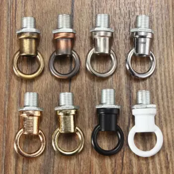 Металлические крючки для люстр ESMARTER, 10 шт., черный, 10 мм