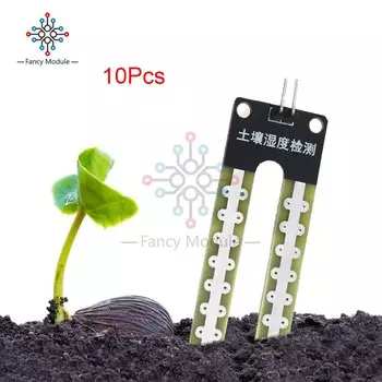 10 шт./лот зонды датчика влажности почвы модуль обнаружения гигрометра почвы
