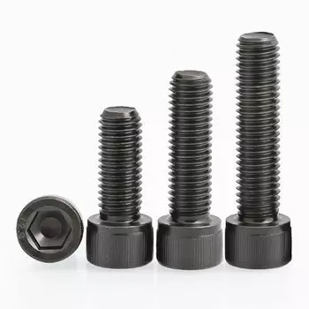 10 шт. M3 M4 M5 M6 M8 304 A2 нержавеющая сталь черного цвета марки 12,9 DIN912 Шестигранная головка с шестигранным отверстием болт с шестигранным отверстием L = 4-150 мм