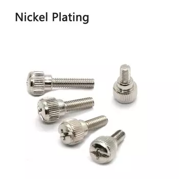10 шт. M3 M4 M5 M6 Phillips накатанный винт с накатанной головкой ручная затяжка ручка болт с накатанной головкой для компьютера длиной 4,5-20 мм