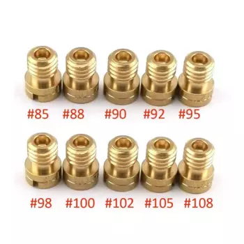 10 шт. M5 основная жиклера 5 мм для карбюратора Keihin OKO KOSO PWK 125cc 150cc CVK PZ27 PZ30 152QMI 157QMJ, форсунки