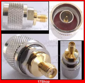 10 шт. медный RF-SMA гнездовой разъем к N Штекерный разъем медь