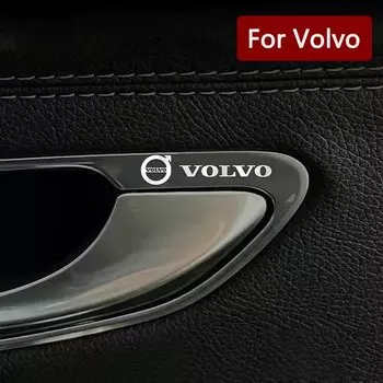 10 шт. металлические наклейки для стайлинга автомобилей, украшение интерьера, наклейка для Volvo EX90 V60 V40 XC90 S60 XC60 V50 V70 S90 XC40 S80 T6 V90 EX30