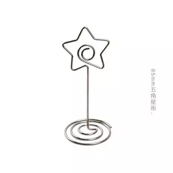 10 шт., металлический зажим для бумаги, украшение для рабочего стола, зажимы в форме сердца, розовое золото, подставка, держатель для номеров, зажимы для фотографий, карточка места