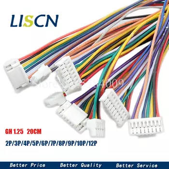 Micro JST GH 1,25 разъемы женские с проводом 28AWG