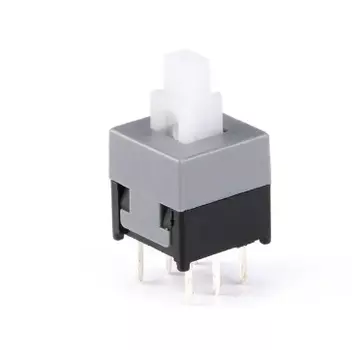 10 шт. микропереключатель Your Cee DPDT Mini Push Button Self-lock / No-lock Switch