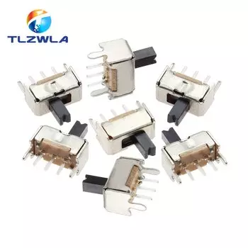 10 шт. Мини-переключатель TLZWLA SS12D07 медный