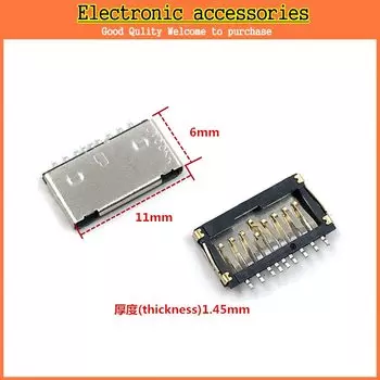 10 шт. Мини TF MICRO SD разъем