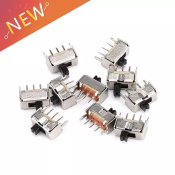 10 шт. миниатюрный ползунковый переключатель SS12D07G3
