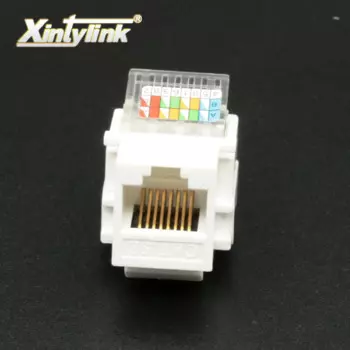 10 шт., модульные патч-панели для разъемов rj45, cat5 cat5e cat6