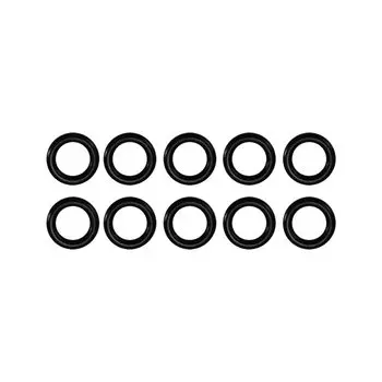 10 шт. мотоциклетное 11105 двойное уплотнительное кольцо для слива масла, черное уплотнительное кольцо для Harley Dyna Softail Touring Sportster XL