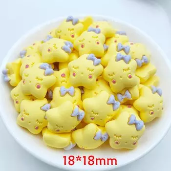 10 шт. мультяшные звезды из канифоли MATE BIRDS