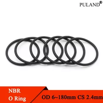 10 шт. резиновые уплотнительные кольца NBR CS 2,4 мм