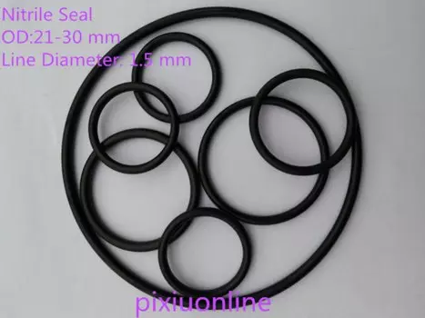 10 шт. нитриловые уплотнительные кольца, резиновая прокладка, резервное кольцо, соединительное кольцо, Нитриловое уплотнение OD 21-40 мм, диаметр линии 1,5 мм NBR
