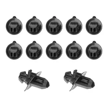 10 шт. нижние боковые молдинговые зажимы и колесные арки зажимы 75393-60030 для Toyota Land Cruiser Prado J120 для Lexus GX470 J120