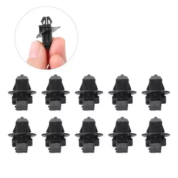 10 шт. нижние боковые молдинговые зажимы и колесные арки зажимы 75393-60030 для Toyota Land Cruiser Prado J120 Lexus GX470