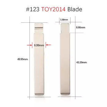 10 шт. No 02 09 21 69 77 113 114 123 # 124 TOY43 откидной лезвие дистанционного ключа для Toyota Camry Corolla Highlander RAV4 Vios Yaris Crown