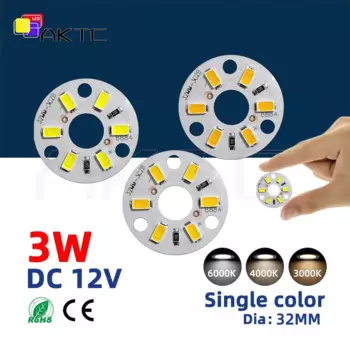 Светодиодная плата Ankatec SMD5730-12V3W теплый белый