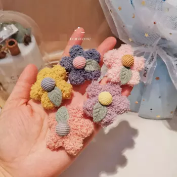 10 шт. новые цветные разноцветные маленькие цветочные нашивки украшение для волос Одежда Обувь Носки сумка Аксессуары детский материал