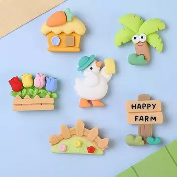 10 шт. мини-уток из полимера MATE BIRDS