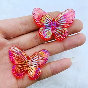 10 шт. мультяшные бабочки из полимера MATE BIRDS для скрапбукинга