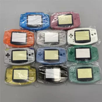 10 шт. Новый Полный Корпус Корпуса для Gameboy GBA Твердый чехол с объективом экрана Замена для Gameboy Advance корпус консоли