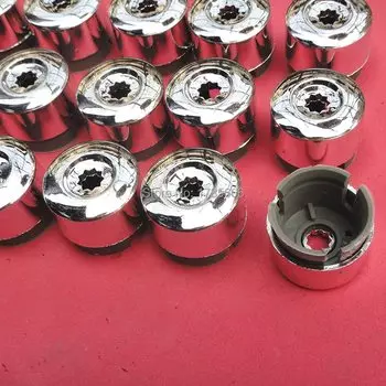 10 шт. новый стиль, хромированные колпачки для колесных болтов, гайка для VW Touareg Transporter 7L 6601173 A2ZZ