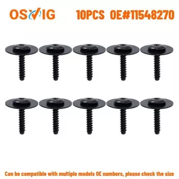 10шт Oe # 11548270 11570498 Универсальный болт брызговика и винт подкладки крыла для Gm Buick Cadillac Chevy Gmc 2010-on