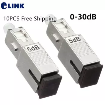 10 шт., оптический аттенюатор SC fiber FM, 0-30 дБ, 1 дБ, 2 дБ, 3 дБ, 4 дБ, 5 дБ, 10 дБ